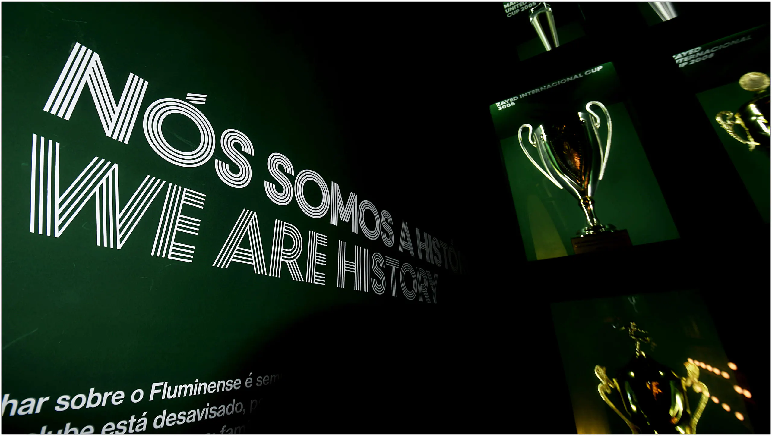Rio de Janeiro, RJ - Brasil - 04/2024 - Laranjeiras - Ensayo fotográfico en el Museo Fluminense FC. FOTO DE MAILSON