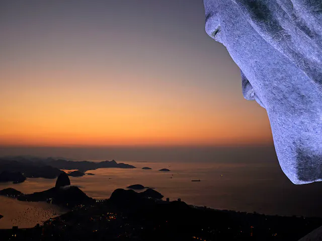 Vista da cidade a partir do mirante do Corcovado