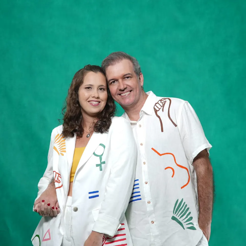 Edu Krieger e Natalia Voss no Teatro Rival Petrobras