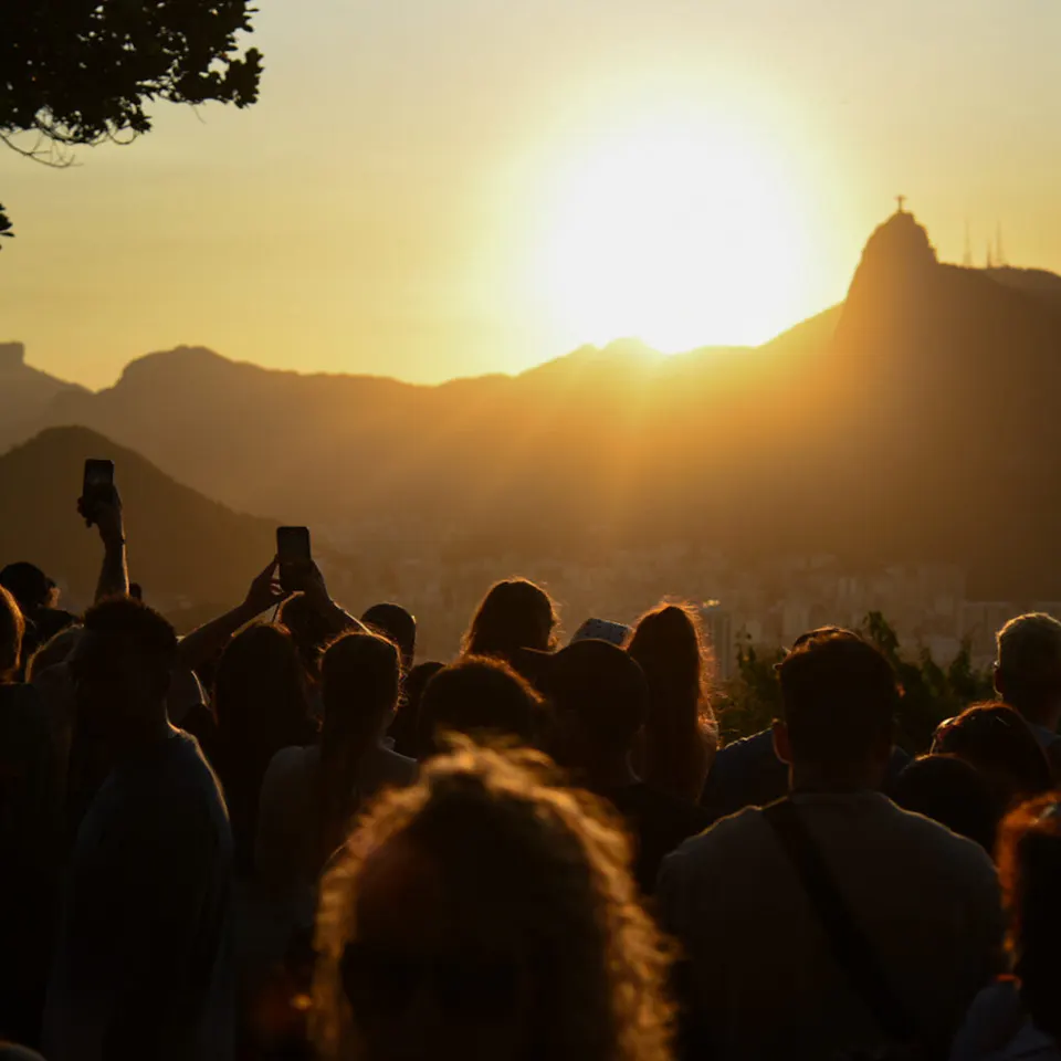 Sunset no Parque Bondinho Pão de Açúcar