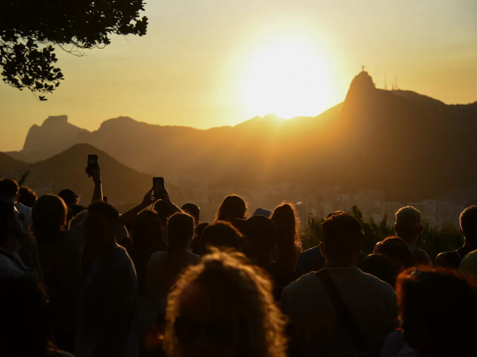 Sunset no Parque Bondinho Pão de Açúcar