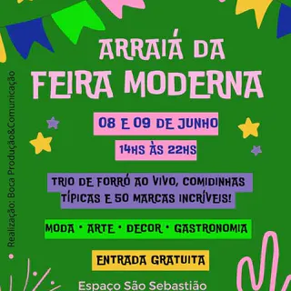 Arraiá da Feira Moderna