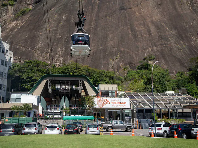 Vista do Pão de Açúcar com a enseada de Botafogo