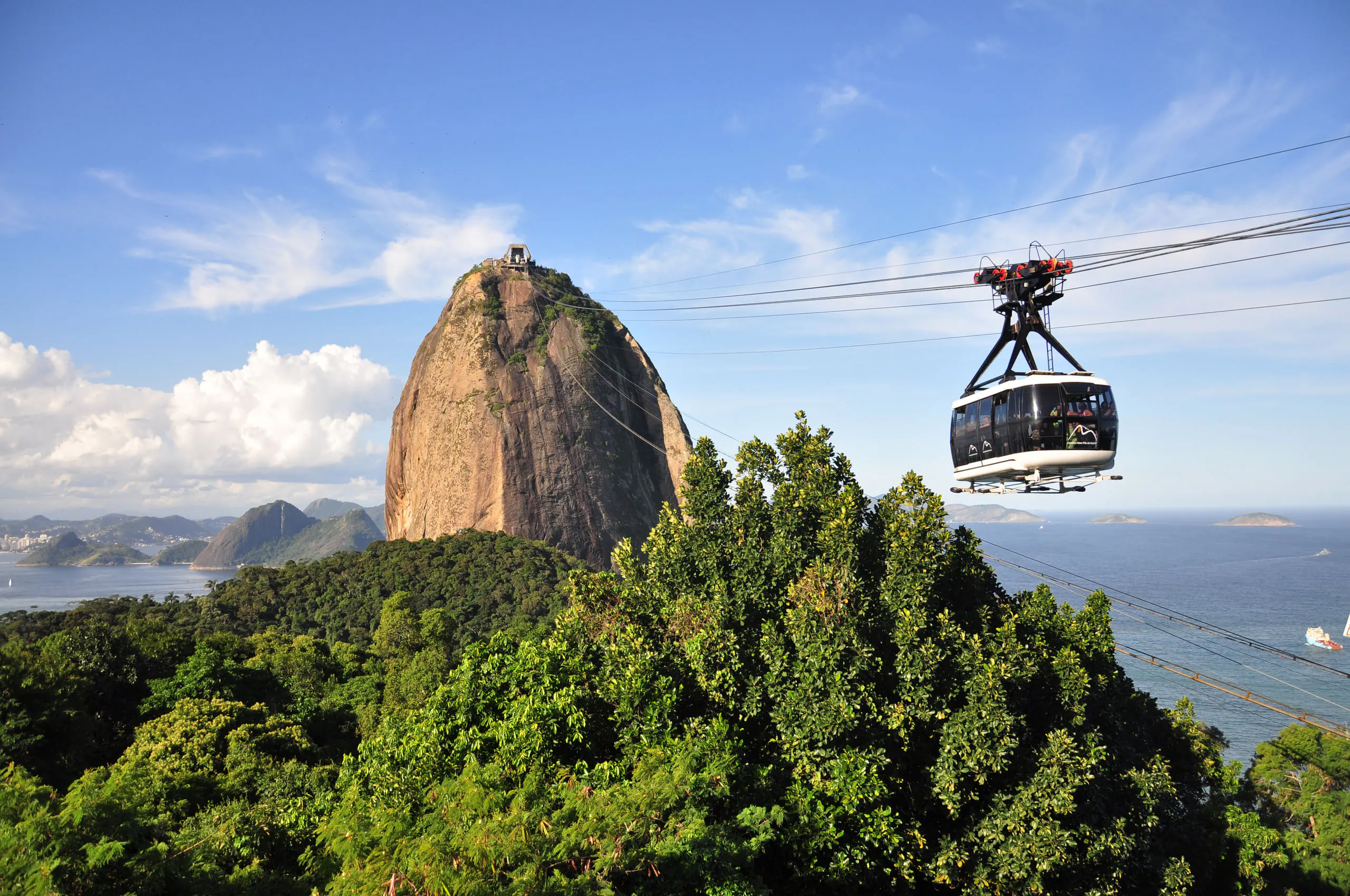 Vista do Pão de Açúcar, no Rio de Janeiro