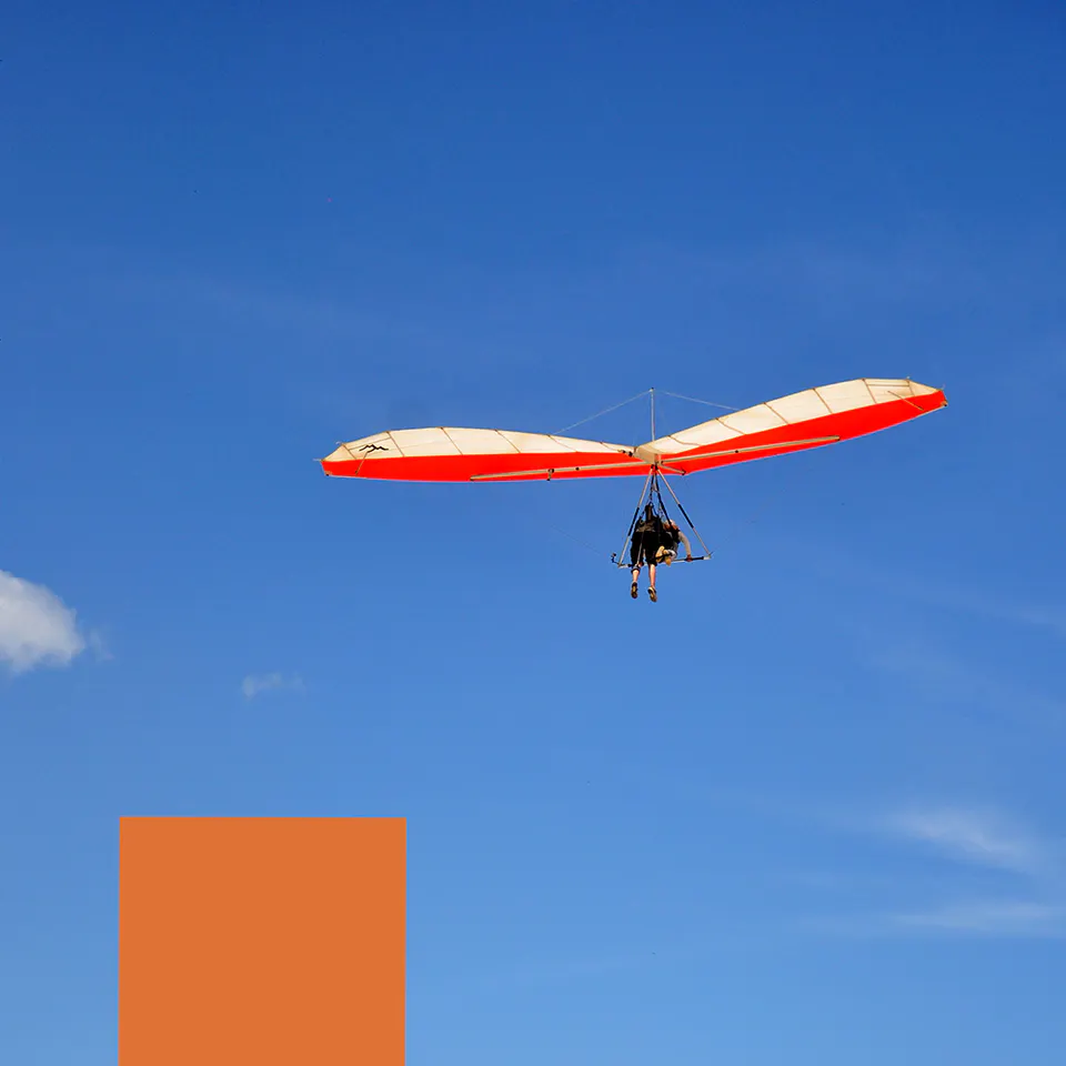 Voos de instrução de parapente e asa delta