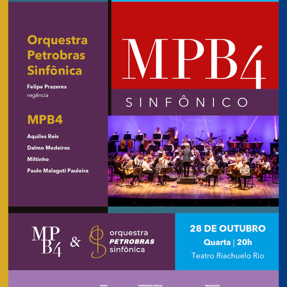 MPB4 Sinfônico no Teatro Riachuelo Rio