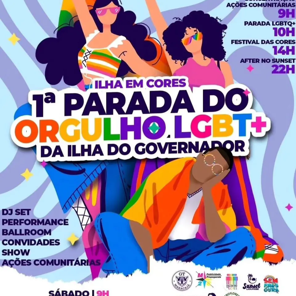 1ª Parada do Orgulho LGBT+ na Ilha do Governador 🏳️🌈