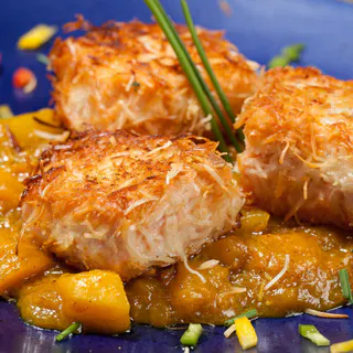 Lachs mit Manga Polis