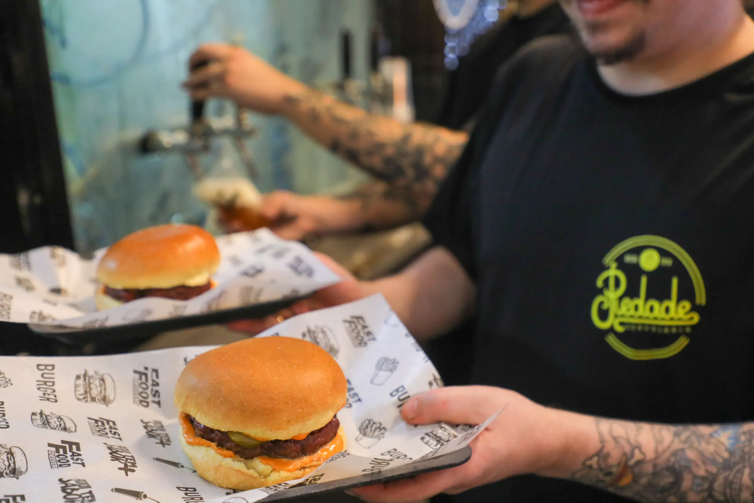 Burger von Mercy Brauerei.