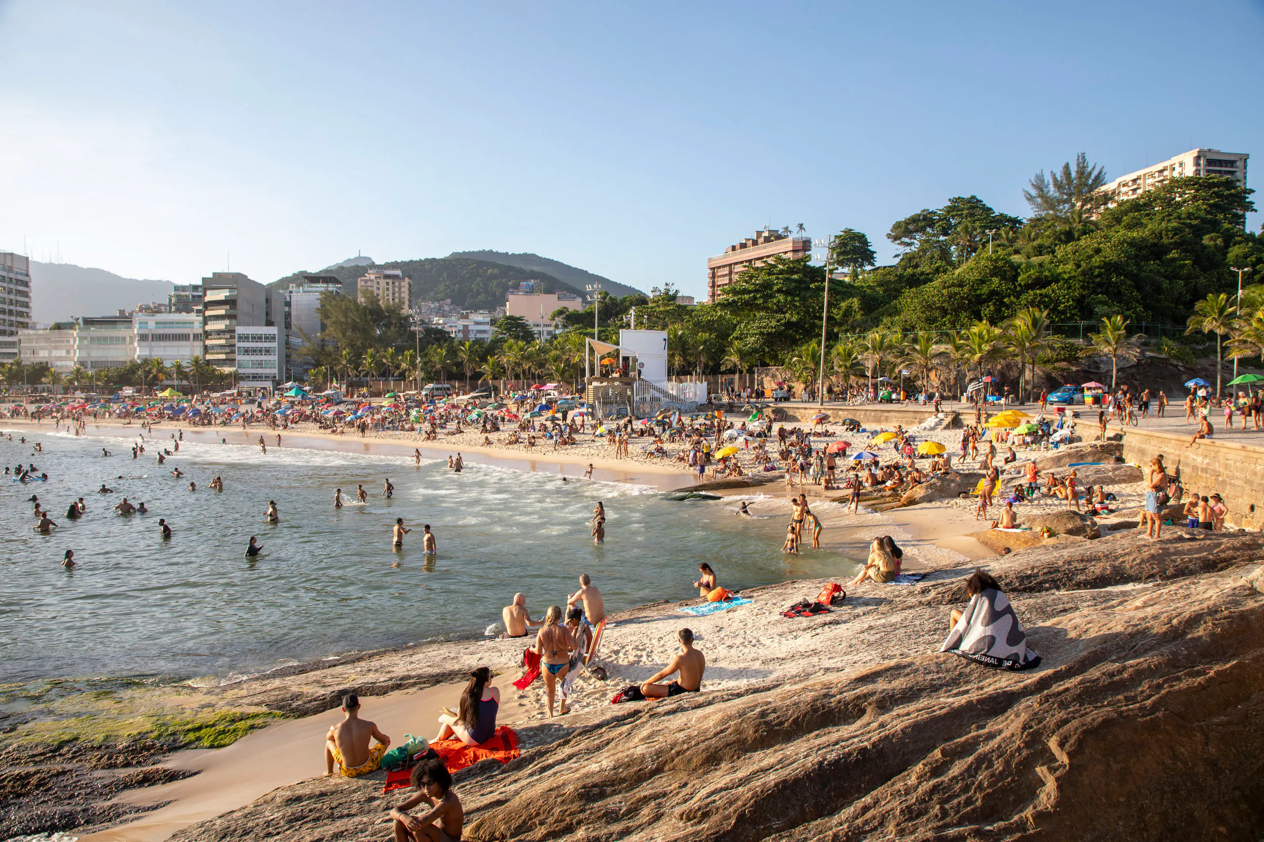 Atardecer en Arpoador, Río de Janeiro