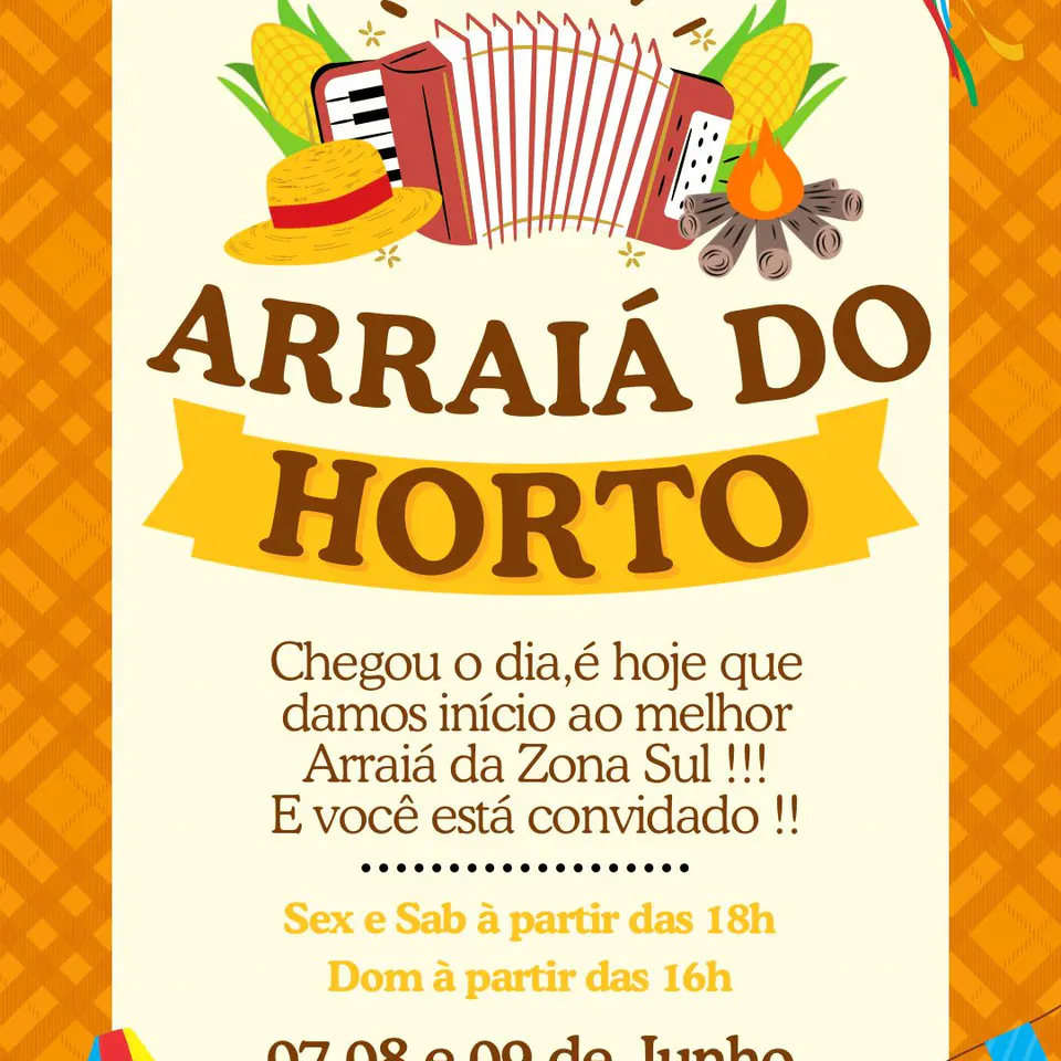 Junina de Horto fête